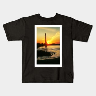 Sun bombs St. Kilda Lighthouse and misses! Kids T-Shirt